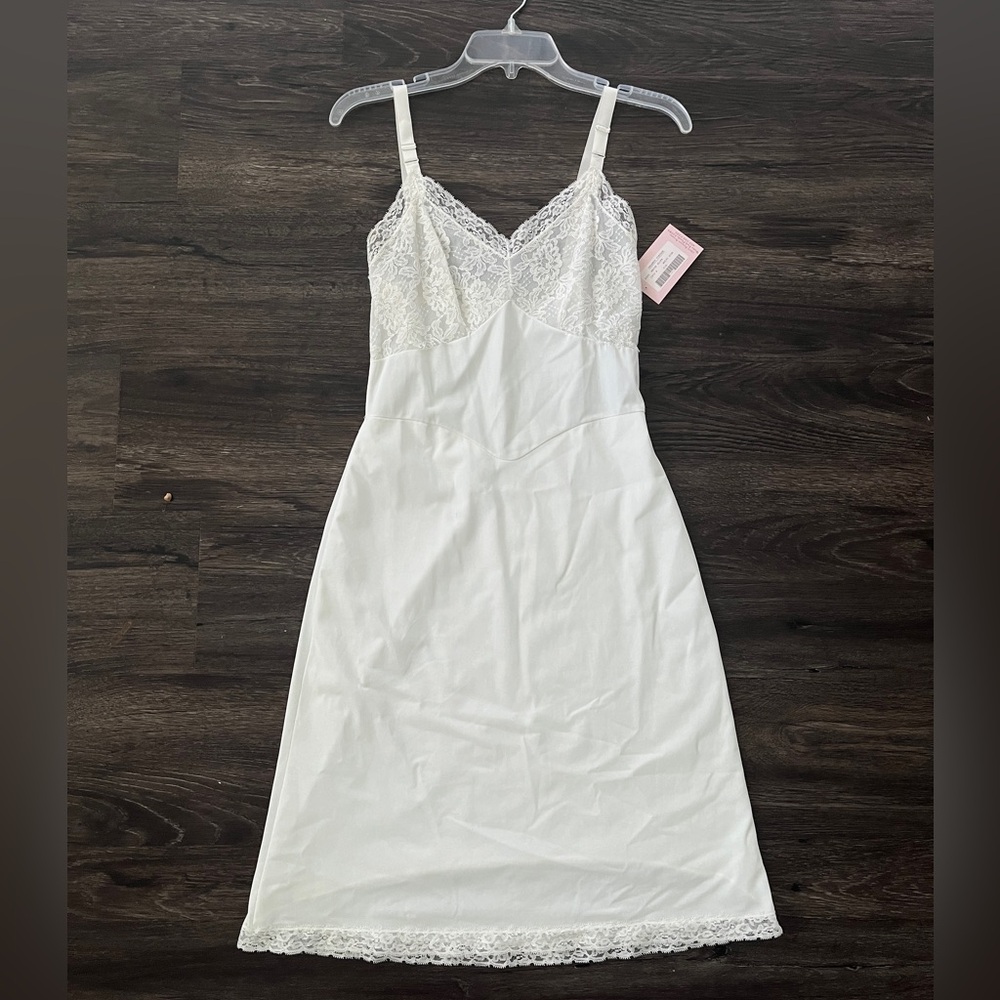 Vintage 70’s bridal white slip
